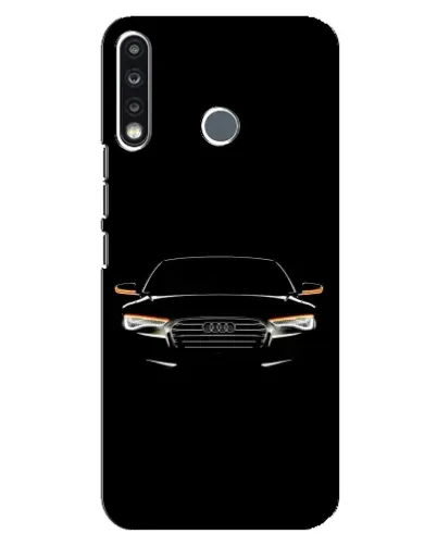Чехол для TECNO Camon 12 CC7 с картинкой «Audi — ночной контур»