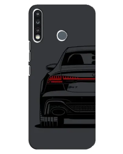Чехол для TECNO Camon 12 CC7 с картинкой «Задняя часть Audi — арт»