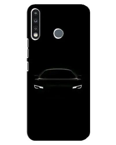 Чехол для TECNO Camon 12 CC7 с картинкой «Взгляд Audi в темноте»