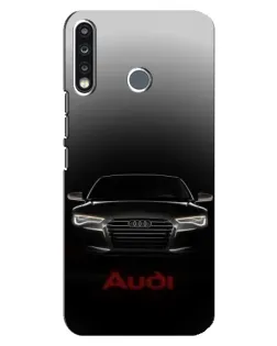 Чехол для TECNO Camon 12 CC7 с картинкой «Audi — градиентный контур»