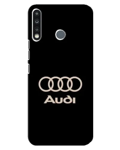 Чехол для TECNO Camon 12 CC7 с картинкой «Audi — золотой логотип»