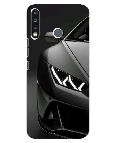Чехол для TECNO Camon 12 CC7 с картинкой «Lamborghini фары детализация»