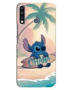 Чехол для TECNO Camon 12 CC7 с картинкой «Стич на серфе»
