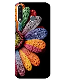 Чохол для TECNO Camon 12 CC7 з картинкою «Райдужна квітка» Чохол для TECNO Camon 12 CC7 з картинкою «Райдужна квітка»