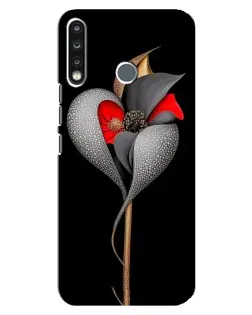 Чохол для TECNO Camon 12 CC7 з картинкою «Срібна фантазійна квітка» Чохол для TECNO Camon 12 CC7 з картинкою «Срібна фантазійна квітка»