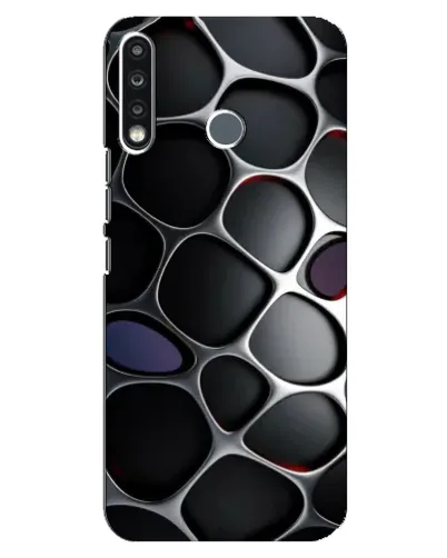 Чехол для TECNO Camon 12 CC7 с картинкой «Объемная темная решетка» Чехол для TECNO Camon 12 CC7 с картинкой «Объемная темная решетка»