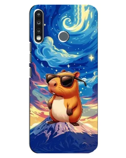 Чехол для TECNO Camon 12 CC7 с картинкой «Капибара Ван Гога»