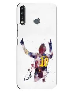 Чехол для TECNO Camon 12 CC7 с картинкой «Акварельный Месси Барселона» Чехол для TECNO Camon 12 CC7 с картинкой «Акварельный Месси Барселона»