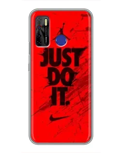 Чехол для TECNO Camon 15 Air с картинкой «Nike Just Do It»