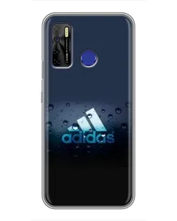 Чехол для TECNO Camon 15 Air с картинкой «Adidas Water Drops»