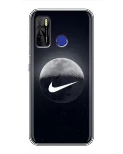 Чехол для TECNO Camon 15 Air с картинкой «Nike в стиле граффити»