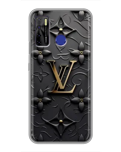 Чехол для TECNO Camon 15 Air с картинкой «Кожаная текстура LV» Чехол для TECNO Camon 15 Air с картинкой «Кожаная текстура LV»