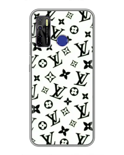 Чехол для TECNO Camon 15 Air с картинкой «Монохромный хаос LV» Чехол для TECNO Camon 15 Air с картинкой «Монохромный хаос LV»