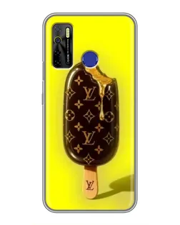 Чехол для TECNO Camon 15 Air с картинкой «Мороженое от LV»
