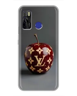Чехол для TECNO Camon 15 Air с картинкой «Красное яблоко LV»