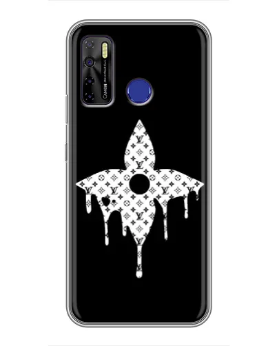 Чехол для TECNO Camon 15 Air с картинкой «Цветочная монограмма» Чехол для TECNO Camon 15 Air с картинкой «Цветочная монограмма»