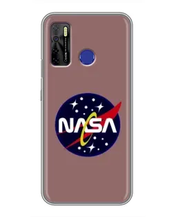 Чохол для TECNO Camon 15 Air з картинкою «NASA — ретро космос»
