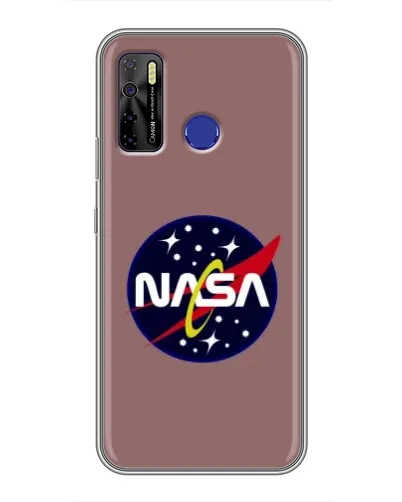 Чохол для TECNO Camon 15 Air з картинкою «NASA — ретро космос»