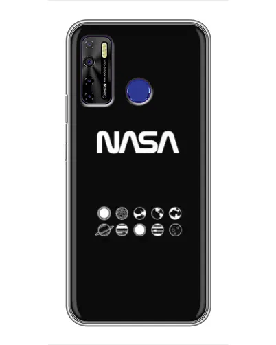 Чохол для TECNO Camon 15 Air з картинкою «NASA — технічний принт»