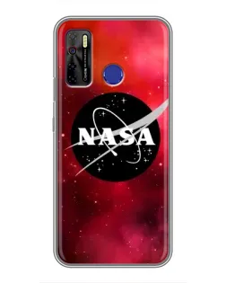 Чохол для TECNO Camon 15 Air з картинкою «NASA — червона туманність»