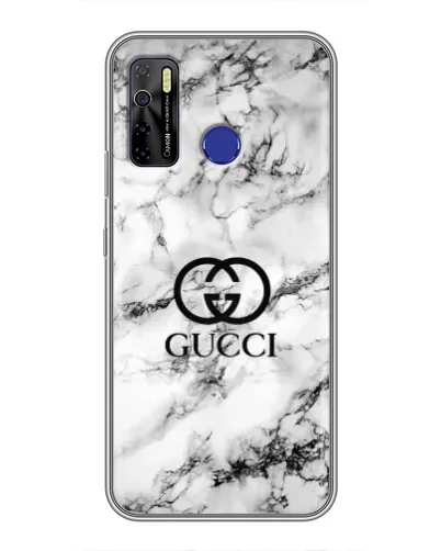 Чехол для TECNO Camon 15 Air с картинкой «Gucci — мраморный шик»