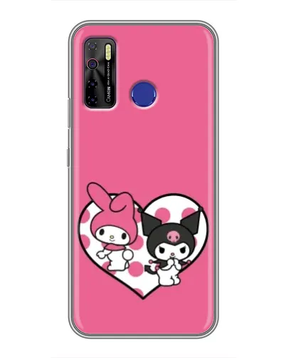 Чехол для TECNO Camon 15 Air с картинкой «Kuromi и My Melody» Чехол для TECNO Camon 15 Air с картинкой «Kuromi и My Melody»
