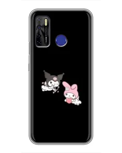 Чехол для TECNO Camon 15 Air с картинкой «My Melody и Kuromi»