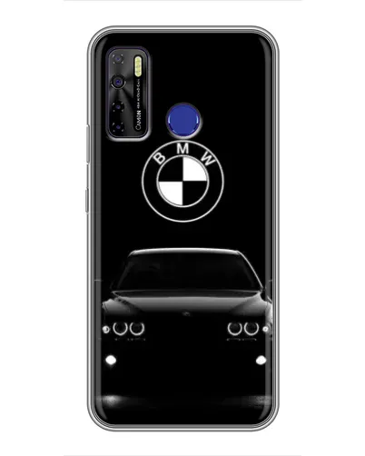 Чехол для TECNO Camon 15 Air с картинкой «BMW — взгляд из темноты»