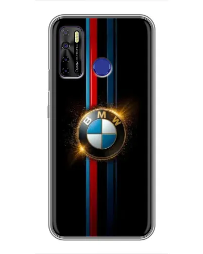 Чехол для TECNO Camon 15 Air с картинкой «BMW M-Power неон»