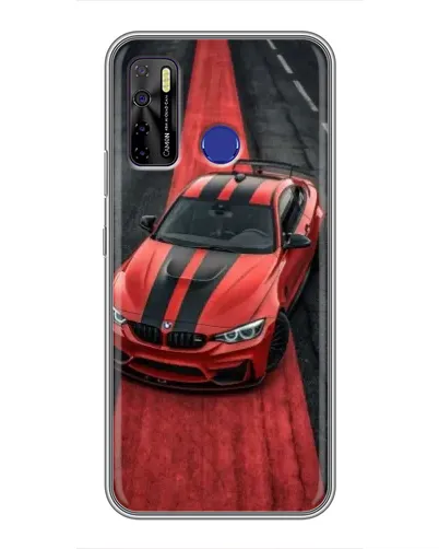 Чехол для TECNO Camon 15 Air с картинкой «BMW на красной дорожке»