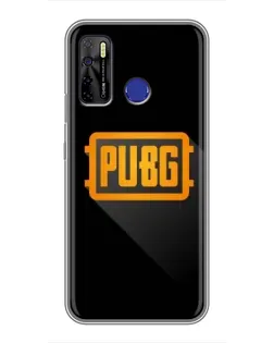 Чехол для TECNO Camon 15 Air с картинкой «PUBG — рамка лого»