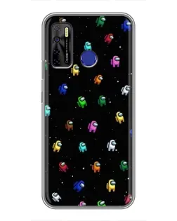 Чохол для TECNO Camon 15 Air з картинкою «Екіпаж Among Us»