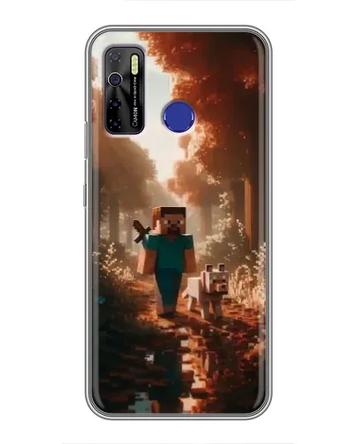 Чохол для TECNO Camon 15 Air з картинкою «Стів у лісі»