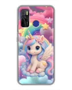 Чехол для TECNO Camon 15 Air с картинкой «Маленький единорог»