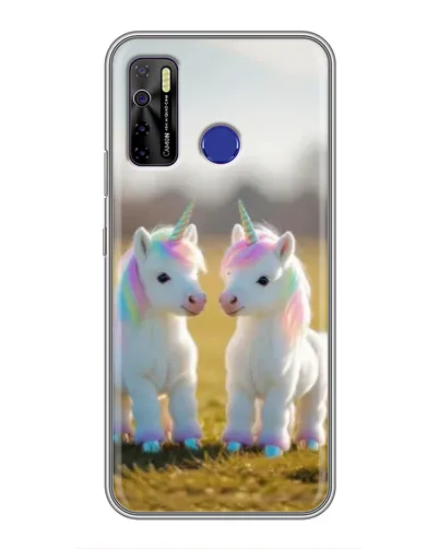 Чехол для TECNO Camon 15 Air с картинкой «Пара единорогов» Чехол для TECNO Camon 15 Air с картинкой «Пара единорогов»