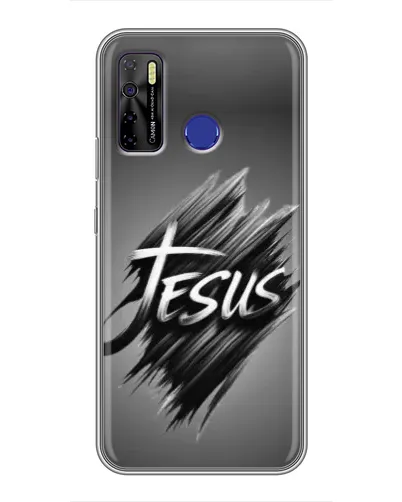 Чохол для TECNO Camon 15 Air з картинкою «Напис Jesus Graffiti»