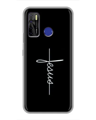 Чохол для TECNO Camon 15 Air з картинкою «Тонка лінія віри»