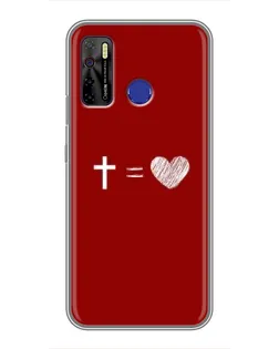 Чохол для TECNO Camon 15 Air з картинкою «Рівняння любові»