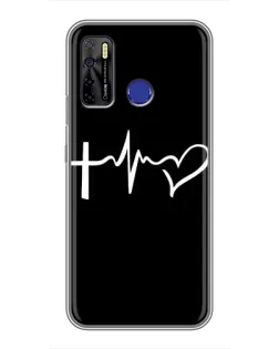 Чохол для TECNO Camon 15 Air з картинкою «Пульс віри»