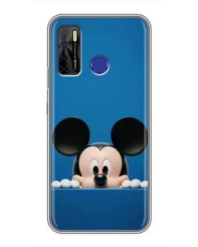 Чехол для TECNO Camon 15 Air с картинкой «Микки выглядывает»