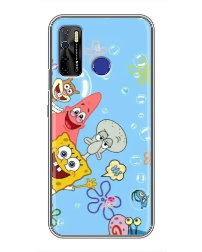 Чохол для TECNO Camon 15 Air з картинкою «Веселі бульбашки» Чохол для TECNO Camon 15 Air з картинкою «Веселі бульбашки»