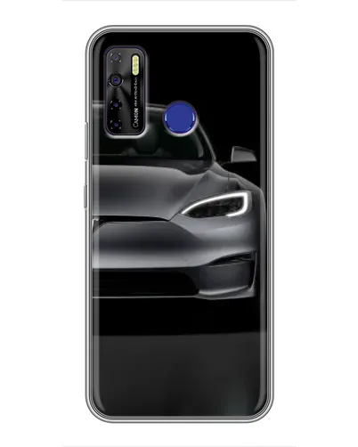 Чехол для TECNO Camon 15 Air с картинкой «Tesla Model S Look»