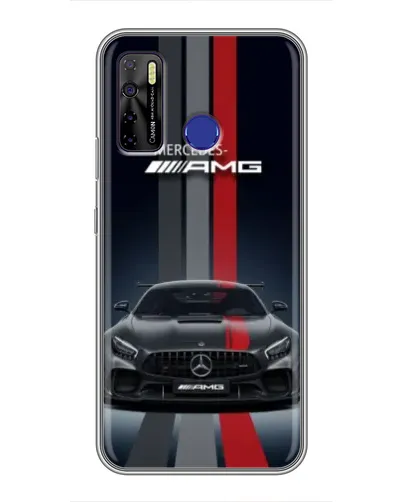 Чехол для TECNO Camon 15 Air с картинкой «Mercedes — белый карбон» Чехол для TECNO Camon 15 Air с картинкой «Mercedes — белый карбон»