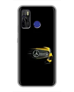 Чехол для TECNO Camon 15 Air с картинкой «Mercedes — ретро стиль»
