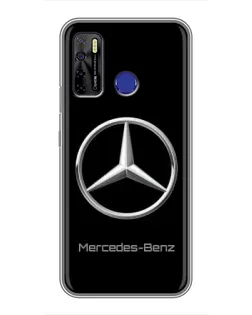 Чехол для TECNO Camon 15 Air с картинкой «Mercedes Silver Logo»