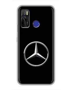 Чехол для TECNO Camon 15 Air с картинкой «Mercedes классический лого»