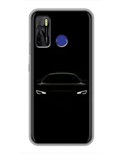 Чехол для TECNO Camon 15 Air с картинкой «Взгляд Audi в темноте»