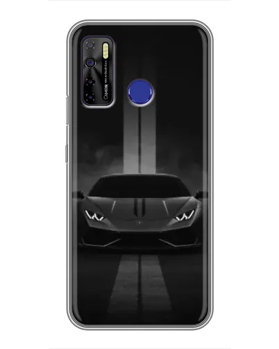 Чохол для TECNO Camon 15 Air з картинкою «Lamborghini симетрія доріг»
