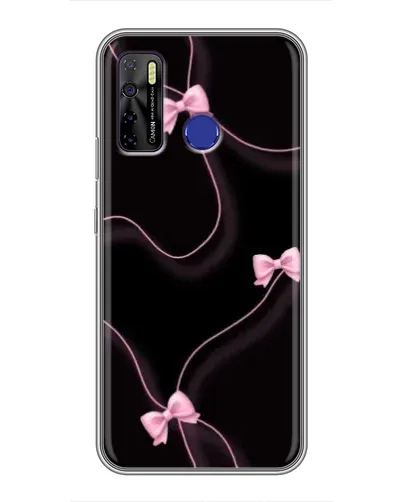 Чохол для TECNO Camon 15 Air з картинкою «Рожеві стрічки»