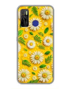 Чохол для TECNO Camon 15 Air з картинкою «Ромашкове сонце»